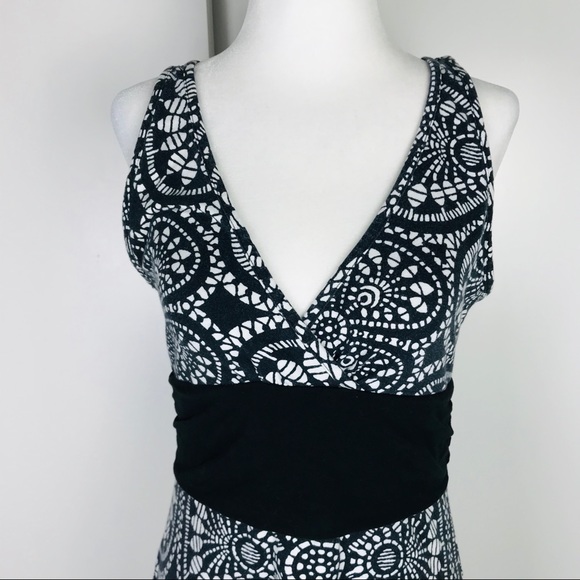 Patagonia Black White Sleeveless Margot Dress Med - Picture 3 of 8